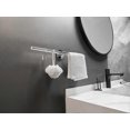 thumbnail image 5 of 16" Towel Rack, Clear Acrylic Towel Bar with Stainless Steel Base, Lucite Towel Rack for Bathroom Wall (Silver), Toilet Towel Rack Toilet Towel Rack W, 5 of 5