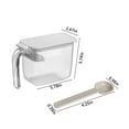 thumbnail image 3 of JilgTeok Seasoning Box Condiment Jars With Spoons Sugar Bowl With Lid And Spoon Cellar Sugar Jar Seasoning Serving Jar Seasoning Bowl Household,Suitable for everyone, 3 of 6