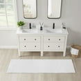 thumbnail image 3 of Beautyrest Plume Reversible Cotton Bathroom Rug, White - 24x72", 3 of 5