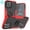 Red, variant on SaniMore for iPhone 14 Pro 6.1" 2022 Case, [360°Rotating Kickstand] [Magnetic Car Mount]Shockproof Anti-drop Tri-layer Matte Hybird Rugged Heavy Duty Protective Shell, Red