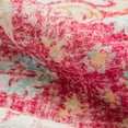 thumbnail image 5 of Belffin 5ft3inx 7ft3in 700Gsm Colorful Patterns Area Rug Machine Washable Non Slip TPR Backing Carpet ,High Pile Carpet With Print For Living Room And Bed Room,Red, 5 of 8
