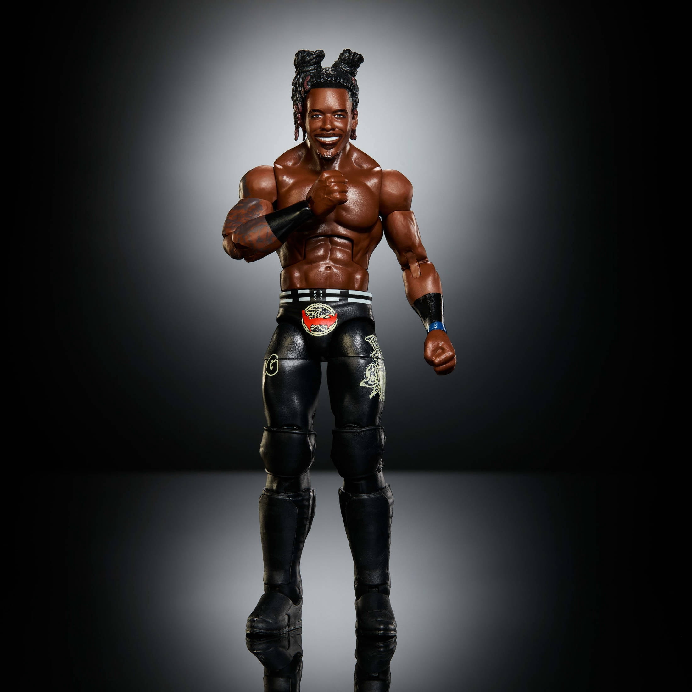 WWE Elite Jevon Evans Action Figure, Series #126, 6-inch Collectible with Accessories