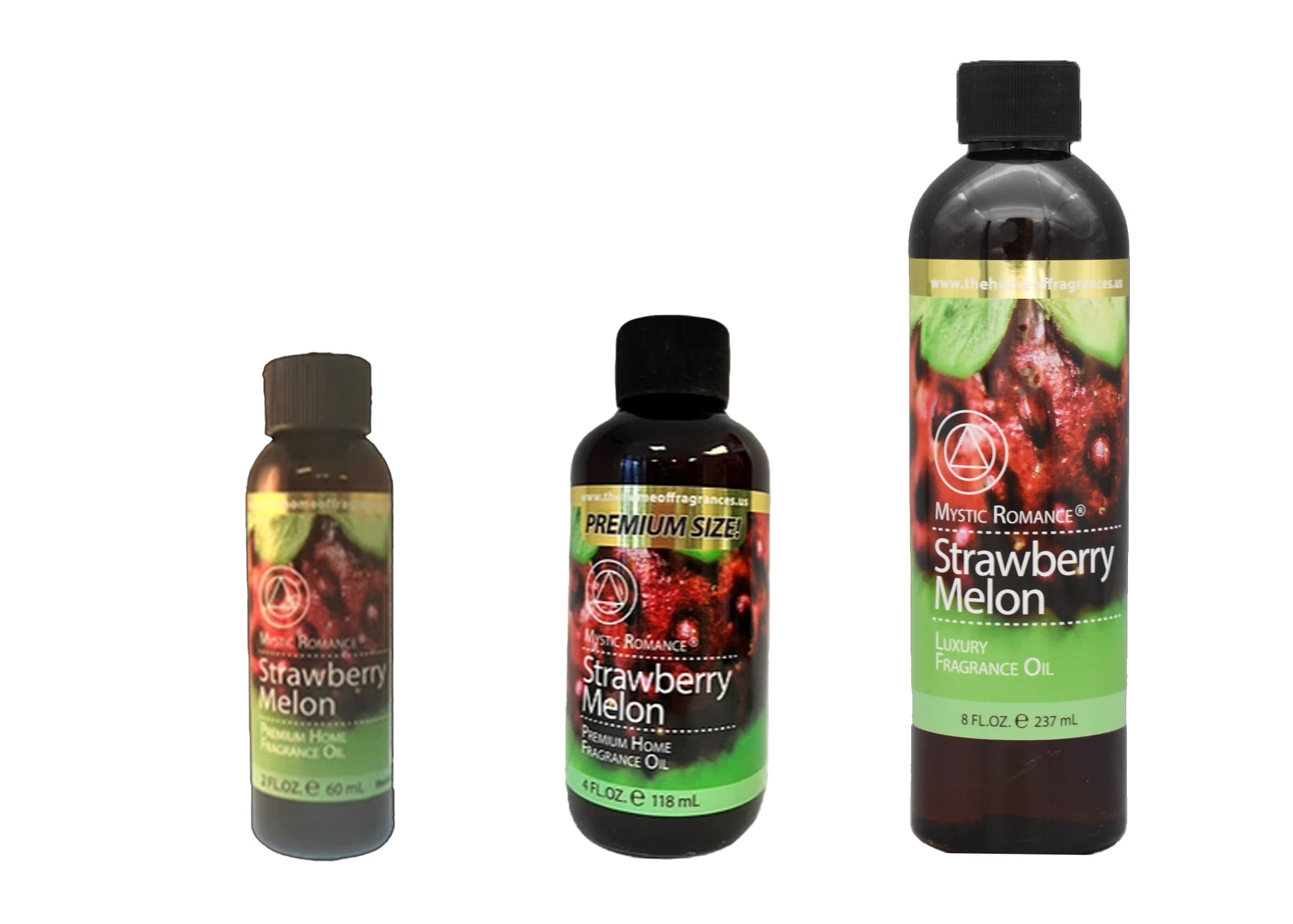 Mystic Romance Premium Home Fragrance Oil Scent STRAWBERRY SET 8FL+ 4FL