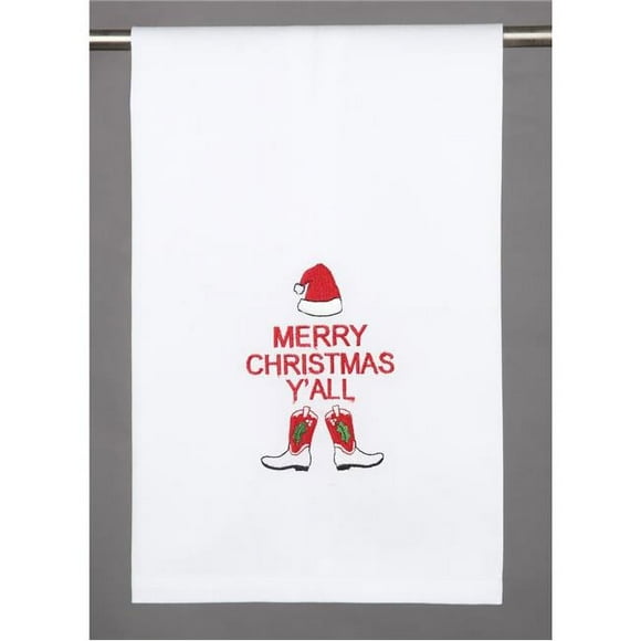 Peking Handicraft 04HRS1359WC 16 x 25 Po Joyeux Noël et Serviette de Cuisine - Pack de 4