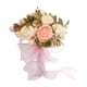 thumbnail image 3 of Ramos de novia con cinta y flores artificiales para boda. Rosa, 3 of 9
