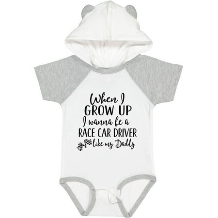 

Inktastic Future Race Car Driver Like Daddy Gift Baby Boy Bodysuit