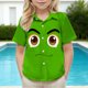thumbnail image 5 of Blusa y camisa de manga corta con cuello vuelto para niños y niñas, moda, estampado bonito con bolsillo, camisa informal de manga corta para niño., 5 of 8