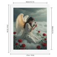 thumbnail image 2 of Paint By Numbers Kit for Adults Beginner - DIY Angel Serenity Cloud Roses Dream Canvas Painting Kits for Adults, Frameless Paint By Number for Adults for Home Wall Decor 16x20 Inch, 2 of 7
