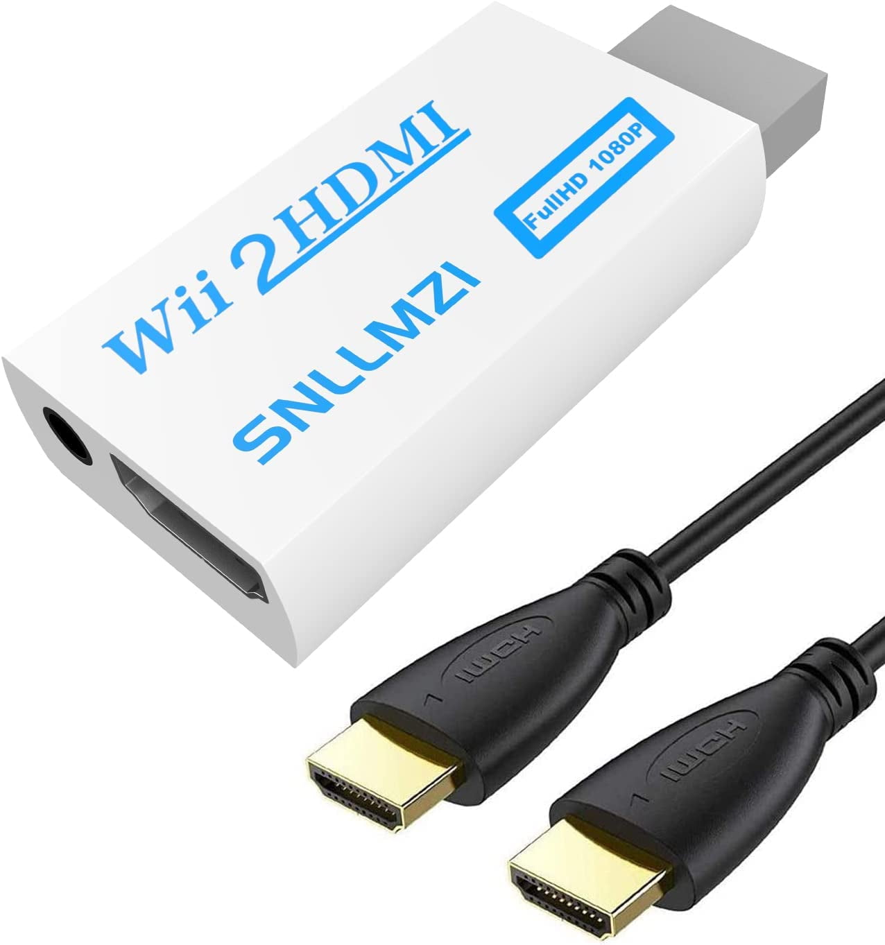 worm ongezond Afwijking Wii to HDMI Converter with Wii Console Output Video and Audio with 3.5mm  Jack Audio Wii HDMI Output Compatible with Wii U, HDTV, Monitor-Supports  All Wii Display Modes 720P, NTS - HDMI