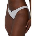 thumbnail image 3 of No Boundaries Solid Printed Striped Bikini Cheeky High Cut Panty (Women's or Juniors) 4 Pack, 3 of 8