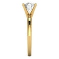 thumbnail image 3 of 1.5 ct Round Cut Simulated Diamond Solitaire 18K Yellow Gold Womens Engagement Ring, 3 of 5