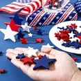 thumbnail image 4 of Wood Stars Decorations 4th of July Wooden for Crafts Red White Blue Independence Day Patriotic Star Ornaments Shaped Cutouts Tiered Tray Decor Labor Memorial (120 Pcs, 0.4, 0.8, 1.2 Inch), 4 of 8