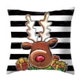 thumbnail image 2 of Kugisaki Throw Pillow Covers Soft Thicked Flocked Pillowcase Decorative Pillow Covers for Sofa Couch Bed, 2 of 6