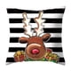 thumbnail image 2 of Christmas Themed Festival Living Room Decoration Soft And Skin Friendly Digital Color Printing Peach Skin Velvet Pillowcase, 2 of 6