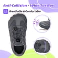 thumbnail image 4 of Stepedia Barefoot Wide Water Shoes for Kids Boys Girls and Quick-Dry Sneakers for Hiking Swimming Beach Walking, Gray, 4 of 7
