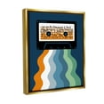 thumbnail image 4 of Stupell Industries Mix Tape Cassette Novelty Painting Gold Floater Framed Canvas Art Print Wall Art, 17 x 21, 4 of 10