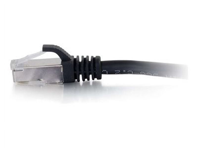 C2G 10ft Cat6 Snagless Shielded (STP) Ethernet Network Patch Cable - Black - patch cable - 10 ft - black
