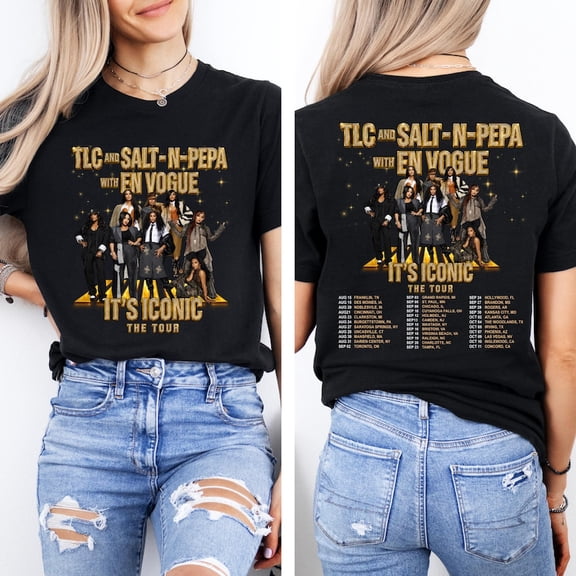 TL.C Salt Pepa 2026 Tour T-Shirt, Iconic Graphic Tee, 90s R&B Hip Hop Fan Shirt