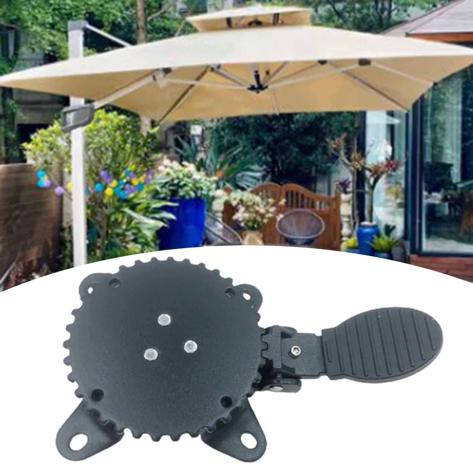 koolsoo 360 degree Rotatable Patio Umbrella Base Parasol Attachment Heavy Duty Umbrella Holder Outdoor Umbrella Stand for Yard Beach Picnic