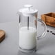 thumbnail image 3 of Cafetera de prensa francesa de 16 onzas, fácil de limpiar, con espumador de leche para café blanco, 3 of 8