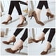 thumbnail image 2 of 1 par de zapatos de tacón alto con estampado de leopardo para mujer, zapatos de tacón alto con punta puntiaguda., 2 of 4