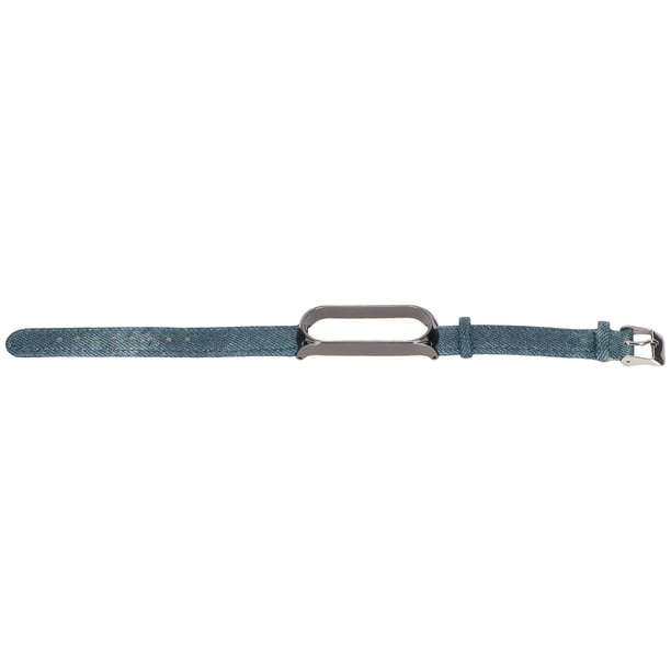 Reemplazo Retro De Las Correas De Muñeca De Las Bandas De Reloj Del Patrón Del Dril De Algodón Para El Estilo De La Hebilla De Mi Band 6 NFC