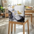 thumbnail image 3 of Xoenoiee Otter Cherry Blossom Print Dining Chair Covers Chair Back Covers Dining Room Chairs Slipcovers Removable Washable Chairs Protector Cover for Kitchen Party Ceremony, 1 Pack, 3 of 7