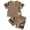 outfit sets-Brown, variant on kpoplk Toddler Baby Boy Summer Clothes Short Sleeve T-Shirt Tops Shorts Set 2Pcs Casual Outfit(Brown,18-24 M)