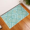 thumbnail image 1 of 2 x 3 Foot Heavy Duty Low Pile Area Rug - Ultra-Thin Non Slip Area Rug - Washable Cotton Indoor Rug for Front Door Foyer Rug for Entryway, 1 of 7