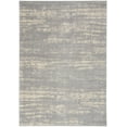 thumbnail image 2 of Nourison Essentials Indoor/Outdoor Grey/Beige 5' x 7' Area Rug, (5x7), 2 of 9