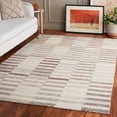 thumbnail image 2 of SAFAVIEH Ebony Nevaeh Geometric Striped Area Rug, Beige/Ivory, 8' x 10', 2 of 7
