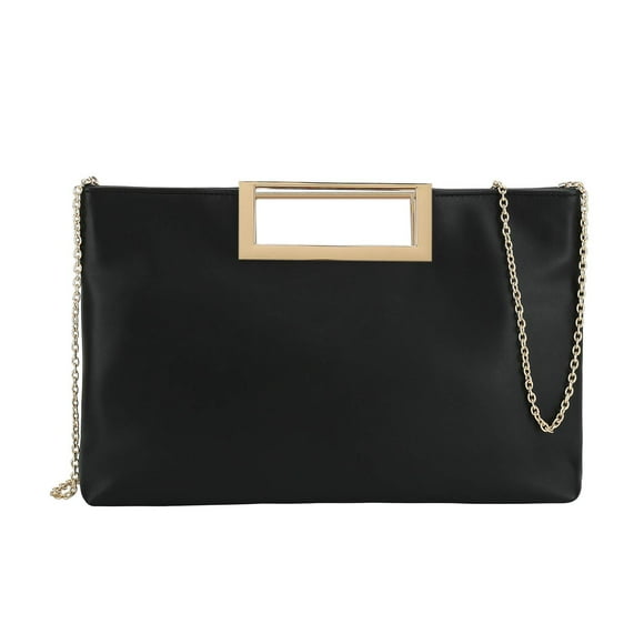 Bolso de mano CHARMING TAILOR Fashion de piel sintética para mujer, negro