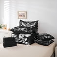thumbnail image 6 of Castle Fairy Abstract Skeleton Skull Twin Bedding Sets,Butterfly Bedding Comforter Set, 6 of 8