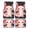 thumbnail image 1 of Fotbe Cute Axolotl Sakura Blossoms Juego de 4 Tapetes para Auto con Estampado – Alfombrillas de Goma Reforzada, Diseño Antideslizante, Protección para Todo el Año – Vehículos, Autos, Camionetas y SUVs, 1 of 7