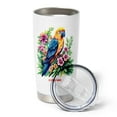 thumbnail image 4 of Custom Parrot Lover Travel Tumbler 20oz – Cute Bird Gifts For Her – Stainless Mug With Handle and Straw – Animal Design With Personalized Name Cup SD2ExX, 4 of 6
