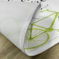 thumbnail image 5 of Ambesonne Inspirational Place Mats Set of 4, Life is a Bike Ride, Standard Size, Green Black, 5 of 6