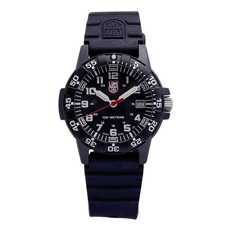 Luminox Leatherback Sea Turtle 39mm Black Dial Diver Band Men's