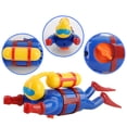 thumbnail image 3 of Wind-Up Diver Bath Toy for Toddlers – Clockwork Powered Swimming & Diving Frogman, Battery-Free Bathtub/ Pool Water Toy, Gift for Kids, 3 of 5