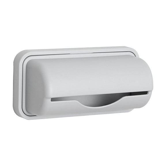 Skegnu Summer Savings Evergreen Trash Bag Organizer Grocery Bag For Plastic Bags, Wall-mounted Waste Bag Dispenser And Storage (grey, Beige) Clearance Under $10