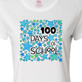 thumbnail image 4 of Inktastic 100 Days of School Stars in Blue Women's T-Shirt, 4 of 5
