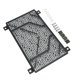 thumbnail image 4 of Reemplazo de la cubierta del tanque de agua de acero inoxidable de la parrilla del radiador de la motocicleta para NINJA 250 300 400 2018+ (negro) Jadeshay  A, 4 of 8