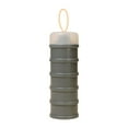 thumbnail image 1 of Contenedor de proteínas de 5 capas, multifuncional, portátil, para almacenar alimentos y refrigerios gris, 1 of 9