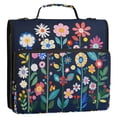 thumbnail image 5 of FORMRS Zipper Binder with Shoulder Strap 2-inch Ring 500 Sheet Capacity File Bag, Bloom Flowers, 5 of 5