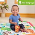 thumbnail image 4 of Gimnasio de Actividades Bright Starts Wild Wiggles con 5 Juguetes Plegables, 4 of 8
