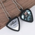 thumbnail image 2 of RUISINERY Stylish Guitar Pick Necklace Adjustable Protable Guitar Pick Pendant Necklace for Women Men Cosplay, 2 of 7