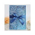 thumbnail image 4 of 20pcs Glitter Hollow Invitations Cards with Envelopes Ribbon for Wedding Invite, 4 of 11