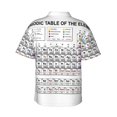 thumbnail image 4 of Chemistry Periodic Table Men'S 3d Print Casual Button Down Shirts, Novelty Hawaiian Short Sleeves L, 4 of 8