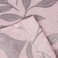 thumbnail image 5 of Superior Blackout Leaves Curtains Set of 2, Light Filtering Grommet Curtain Panel Set, Blush, 46"W x 63"L, 5 of 11