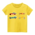thumbnail image 4 of Lopecy-Sta Four Car Set Print Short Sleeve T-shirt for Boys Round Neck Half Sleeve Casual Versatile Tees 7-8 Years, 4 of 6