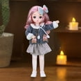 thumbnail image 6 of ToyKingdee Dolls Ball Jointed Doll Joint Doll Smart with Clothes Anime, 6 of 6